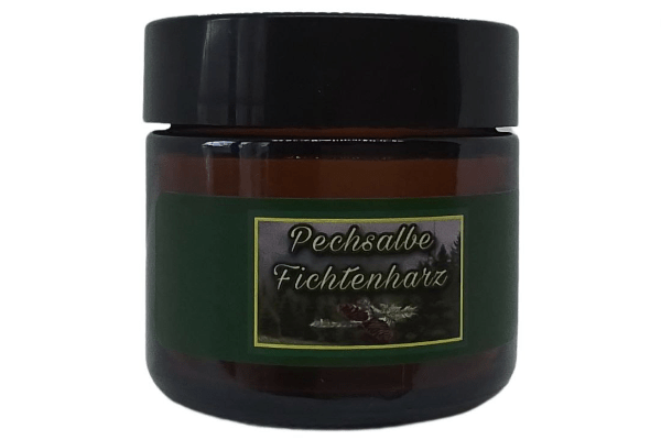 Fichtenharz-Pechsalbe mit Ringelblume und Kräuterauszug-Öl mit Lavendel