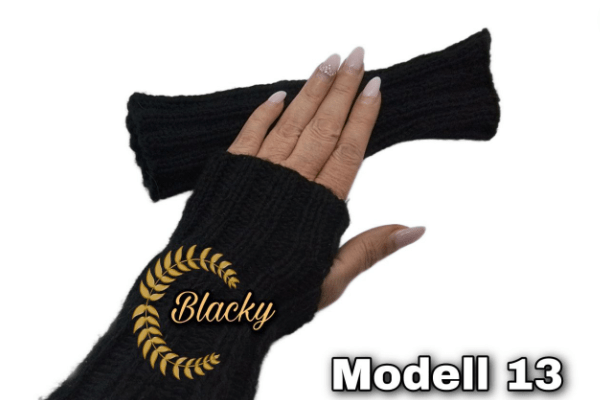 Armstulpen-Modell-13-Blacky-schwarz