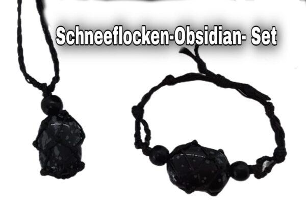 Schneeflocken-Obsidian-Heilstein-Set: Verbessert die Intuition und die Spontanität