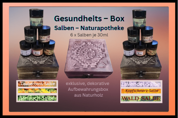 Gesundheits – Box – Salben – Naturapotheke 