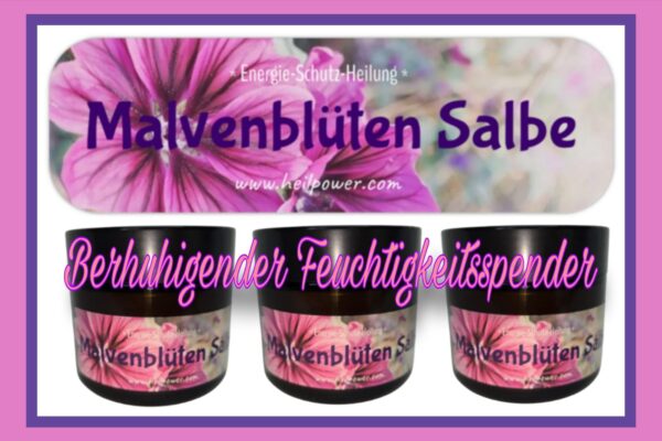 Malvenblüten Salbe - Beruhigender Feuchtigkeitsspender